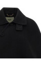 'Double wool' cape Black 'Double wool' cape Black