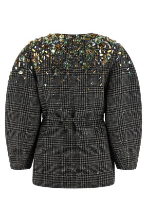 Твидовый пиджак Серый FENDI FJ7647AYNCF1T6F Твидовый пиджак Серый FENDI FJ7647AYNCF1T6F