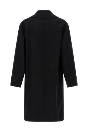 Double-breasted coat Black Double-breasted coat Black