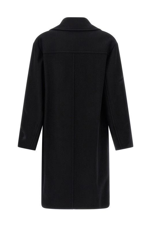 Двубортное пальто Черный DRIES VAN NOTEN 2520202622216900 Двубортное пальто Черный DRIES VAN NOTEN 2520202622216900