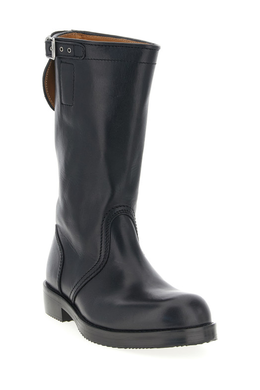 Чоботи для байкерів Чорні DRIES VAN NOTEN 252021700105900 Чоботи для байкерів Чорні DRIES VAN NOTEN 252021700105900