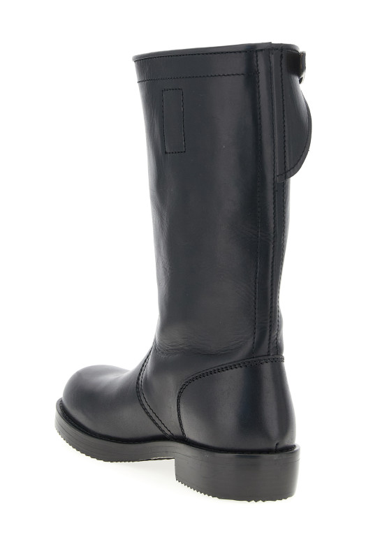 Чоботи для байкерів Чорні DRIES VAN NOTEN 252021700105900 Чоботи для байкерів Чорні DRIES VAN NOTEN 252021700105900