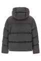 Logo patch down jacket Gray