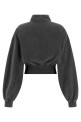 Cropped sweatshirt Gray