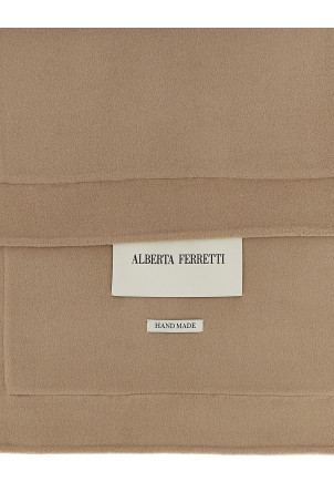 Двойной шарф из ткани Бежевый ALBERTA FERRETTI A330151590082 Двойной шарф из ткани Бежевый ALBERTA FERRETTI A330151590082
