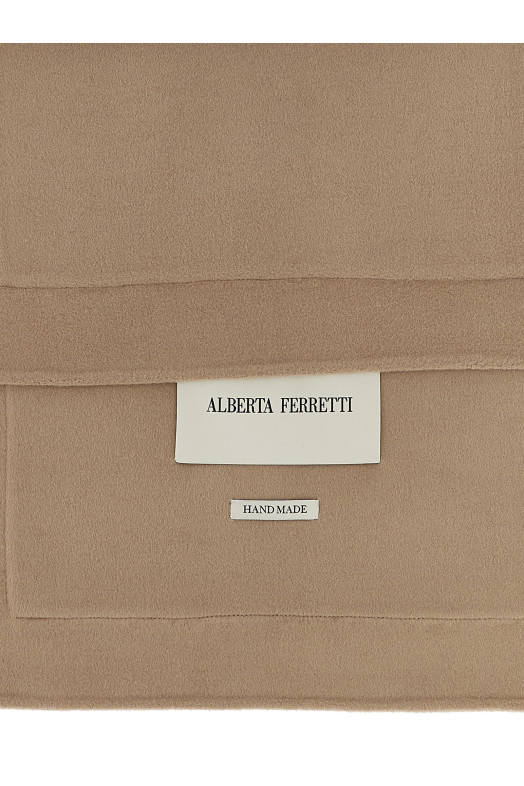 Двойной шарф из ткани Бежевый ALBERTA FERRETTI A330151590082 Двойной шарф из ткани Бежевый ALBERTA FERRETTI A330151590082