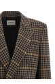 Double-breasted houndstooth blazer Multicolor Double-breasted houndstooth blazer Multicolor