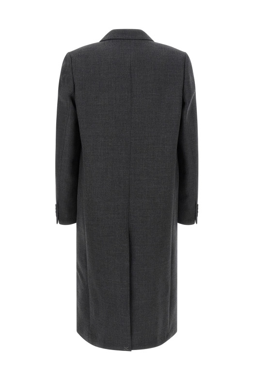 Double-breasted coat Gray