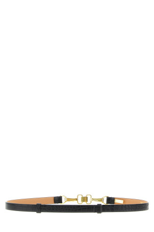 Logo buckle belt Black Logo buckle belt Black