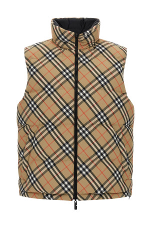 'Snowshill' reversible vest Beige