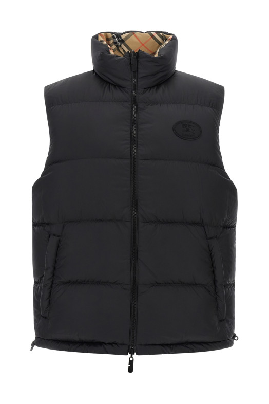 'Snowshill' reversible vest Beige