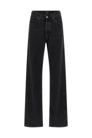 'V waist' jeans Black
