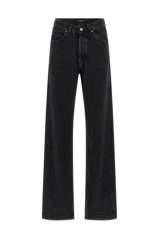 'V waist' jeans Black