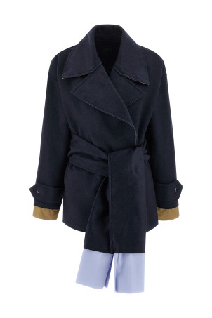 Cashmere wool coat Blue Cashmere wool coat Blue