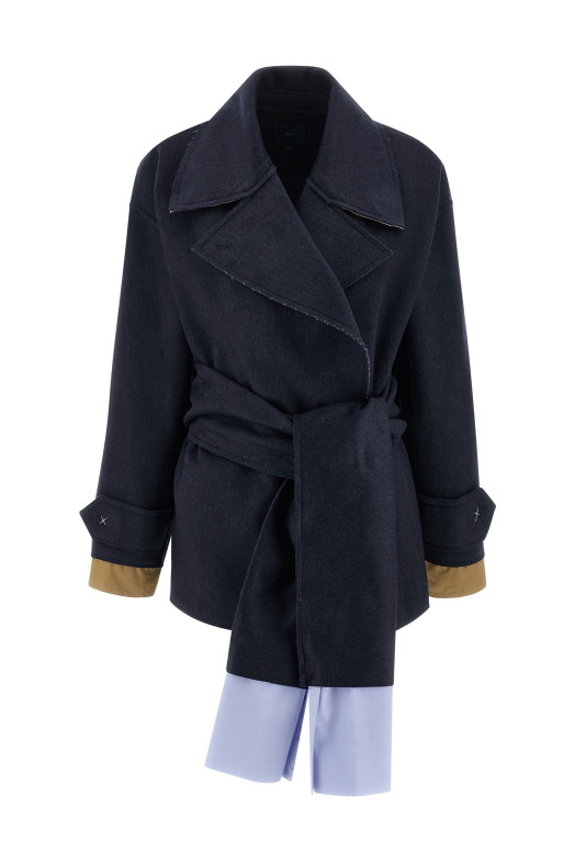 Cashmere wool coat Blue Cashmere wool coat Blue