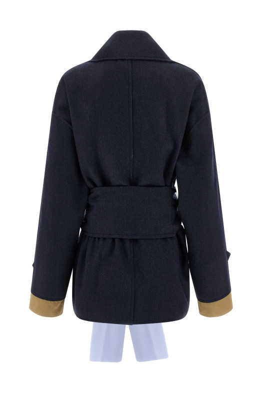 Cashmere wool coat Blue Cashmere wool coat Blue