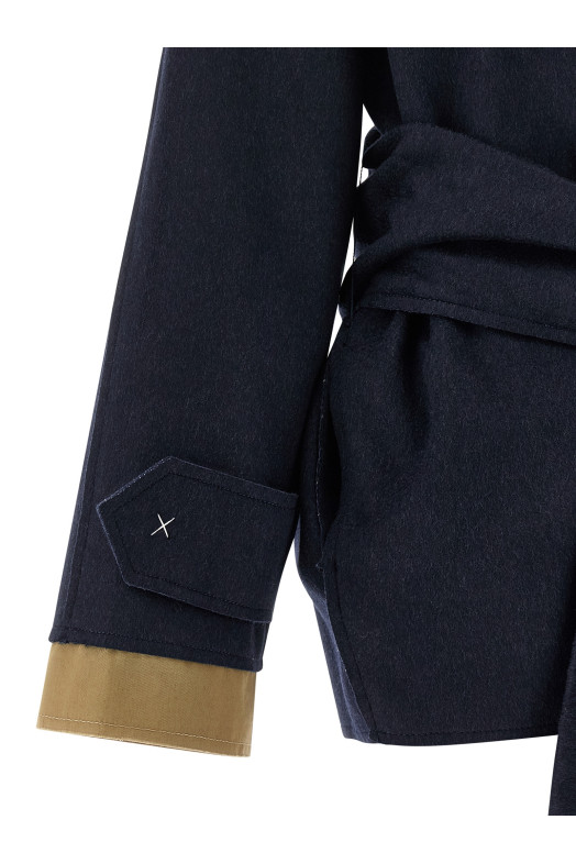 Cashmere wool coat Blue Cashmere wool coat Blue