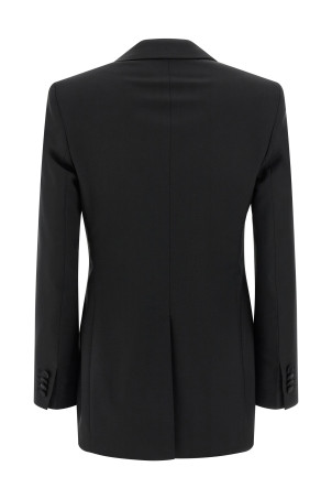 'Clarita' tuxedo dress Black