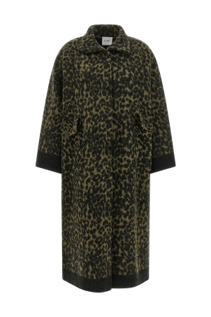 Пальто Animalier Зелений NUDE 1101W25565336 Пальто Animalier Зелений NUDE 1101W25565336