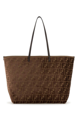 Вишита шеніл велика сумка для покупок FENDI (8BH425AT14) Вишита шеніл велика сумка для покупок FENDI (8BH425AT14)