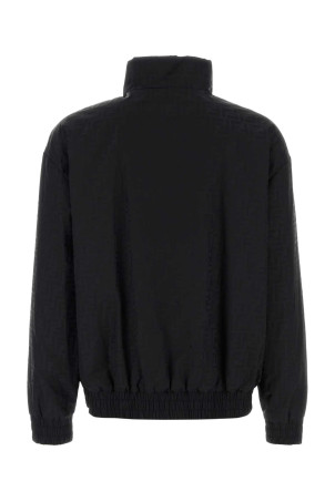 Чорна нейлонова куртка-бомбер FENDI (FAA951ATN9)