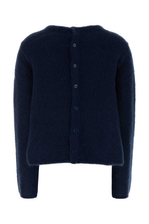 Navy blue stretch mohair blend cardigan Black LOEWE (S540Y16K91) Navy blue stretch mohair blend cardigan Black LOEWE (S540Y16K91)