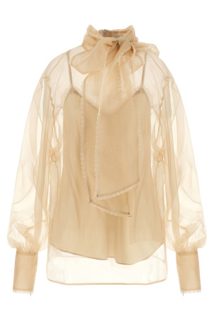 'Memento Organza' blouse Beige 'Memento Organza' blouse Beige