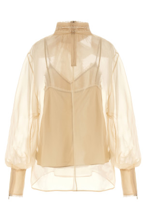 'Memento Organza' blouse Beige 'Memento Organza' blouse Beige