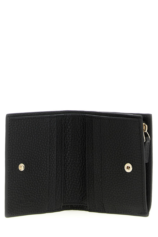 Valentino Garavani 'Rockstud' Wallet Black Valentino Garavani 'Rockstud' Wallet Black