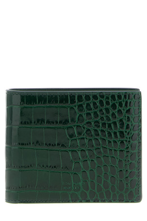Гаманець зі шкіри крокодила Зелений TOM FORD Y0410LCL439S1E005