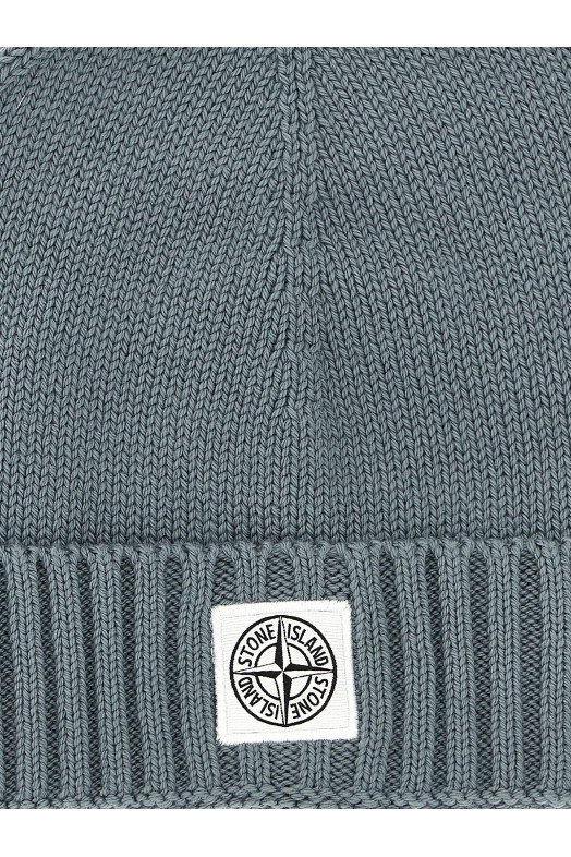 Шапка с логотипом, серая STONE ISLAND JUNIOR K2S16N100005S01A2V0064 Шапка с логотипом, серая STONE ISLAND JUNIOR K2S16N100005S01A2V0064