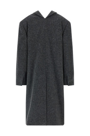 Shetland Wool coat Gray Shetland Wool coat Gray
