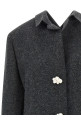 Shetland Wool coat Gray Shetland Wool coat Gray