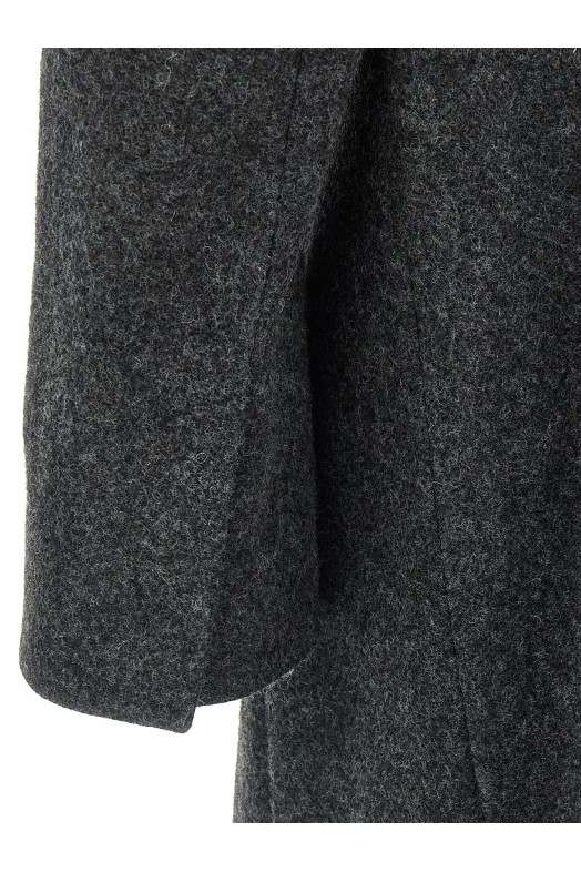 Shetland Wool coat Gray Shetland Wool coat Gray