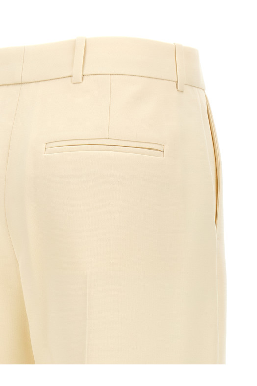Укороченные брюки Белые TORY BURCH 176401117 Укороченные брюки Белые TORY BURCH 176401117