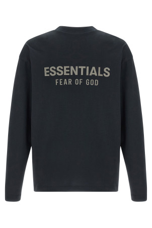 Футболка с логотипом, черная 125SP254200FJETBLACK Футболка с логотипом, черная 125SP254200FJETBLACK