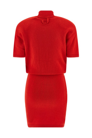JACQUEMUS 'сукня з трикотажу Castagna' dress Red 25HDRW00713AK00282470 JACQUEMUS 'сукня з трикотажу Castagna' dress Red 25HDRW00713AK00282470