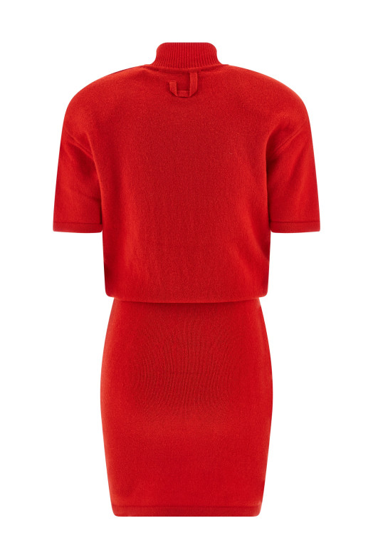 JACQUEMUS 'сукня з трикотажу Castagna' dress Red 25HDRW00713AK00282470 JACQUEMUS 'сукня з трикотажу Castagna' dress Red 25HDRW00713AK00282470