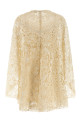'Memento Bird Lace Mini' dress Beige 'Memento Bird Lace Mini' dress Beige