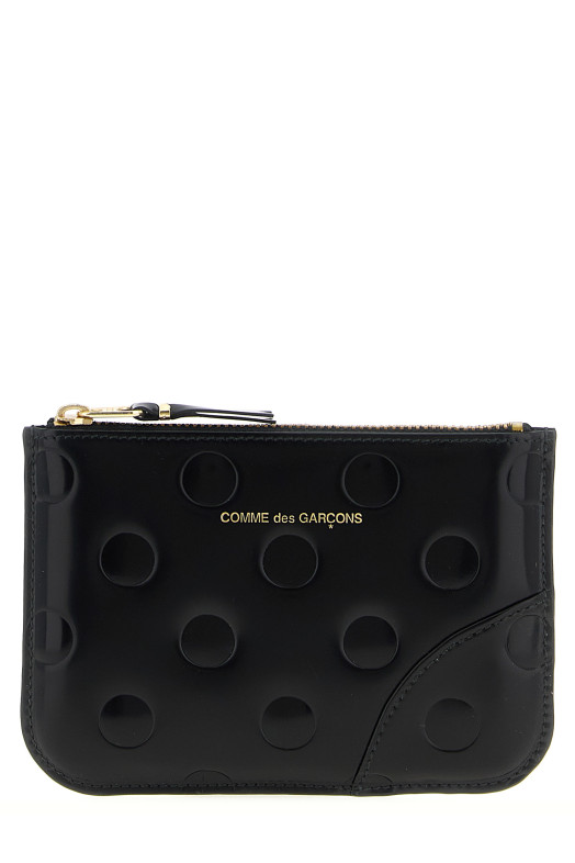 Кошелек «Полка-дотс с тиснением» Черный COMME DES GARÇONS WALLET SA8100NEBLACK Кошелек «Полка-дотс с тиснением» Черный COMME DES GARÇONS WALLET SA8100NEBLACK