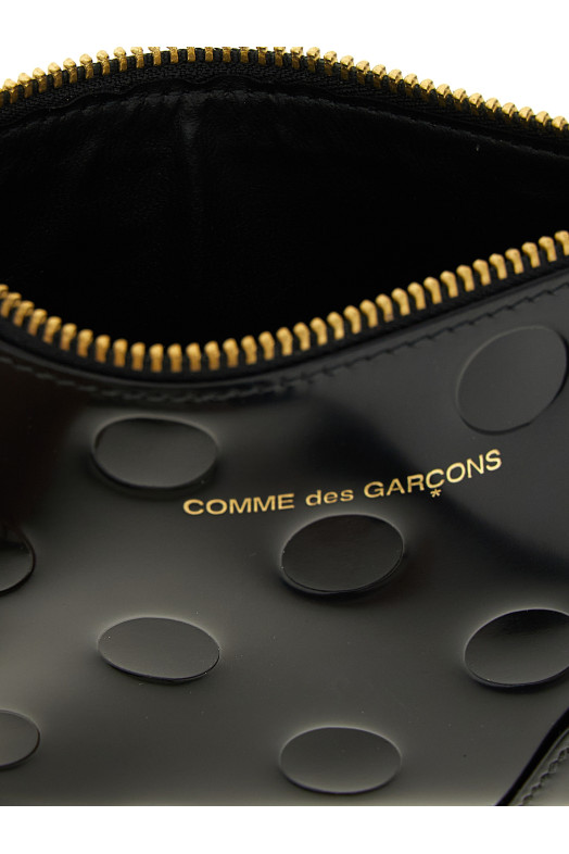 Кошелек «Полка-дотс с тиснением» Черный COMME DES GARÇONS WALLET SA8100NEBLACK Кошелек «Полка-дотс с тиснением» Черный COMME DES GARÇONS WALLET SA8100NEBLACK