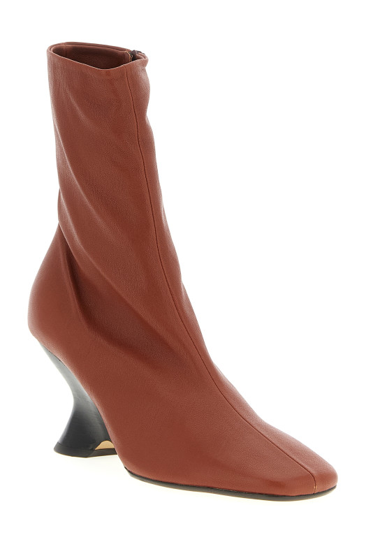 'W.L.' ankle boots Brown