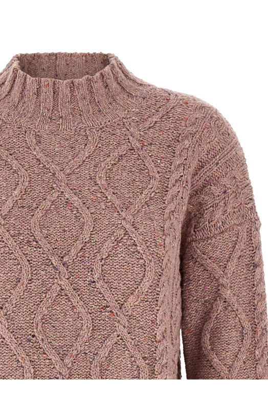 Lamé sweater Pink Lamé sweater Pink