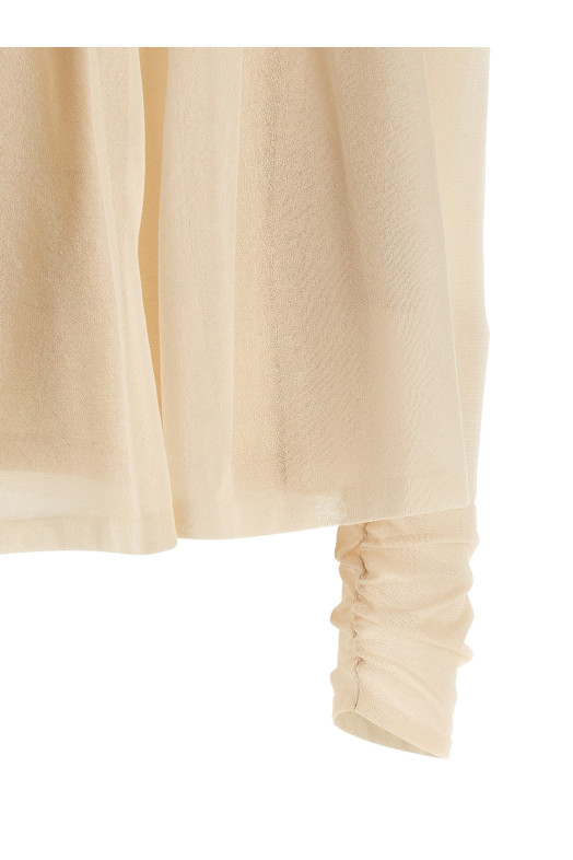 'Hypnotic Crochet Trim' top White 'Hypnotic Crochet Trim' top White