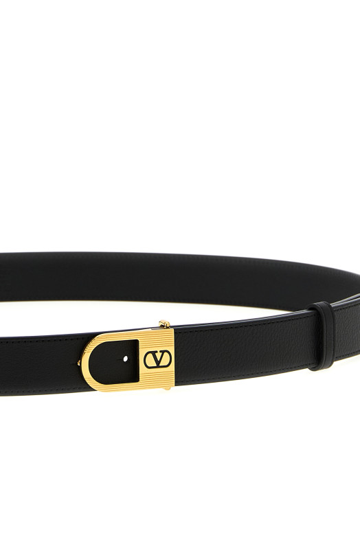Valentino Garavani VLogo Signature belt Black Y0T0ST8JAQ0NO