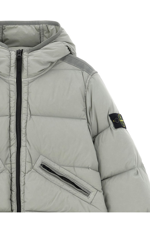 Куртка з логотипом Сіра STONE ISLAND JUNIOR K2S164100017S0028V0064 Куртка з логотипом Сіра STONE ISLAND JUNIOR K2S164100017S0028V0064
