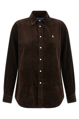 Бархатная рубашка Черная POLO RALPH LAUREN 211971526002 Бархатная рубашка Черная POLO RALPH LAUREN 211971526002