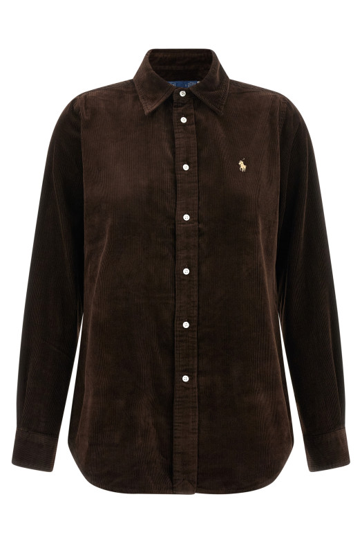 Бархатная рубашка Черная POLO RALPH LAUREN 211971526002 Бархатная рубашка Черная POLO RALPH LAUREN 211971526002