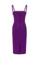 Атласна сукня Фіолетова DOLCE & GABBANA F60AWTFURHMF0571 Атласна сукня Фіолетова DOLCE & GABBANA F60AWTFURHMF0571