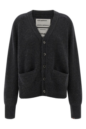 EXTREME CASHMERE 'N°437 Papilli Short' кардиган Серый N437PAPILLISHORTSHADOW EXTREME CASHMERE 'N°437 Papilli Short' кардиган Серый N437PAPILLISHORTSHADOW